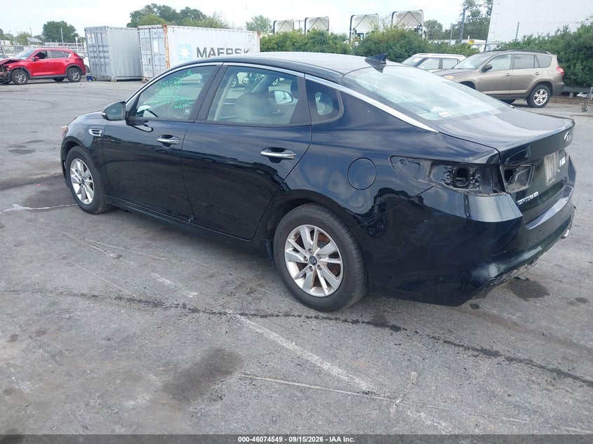 Vin: 5xxgt4l34hg168995, lot: 46574096, kia optima lx 20173