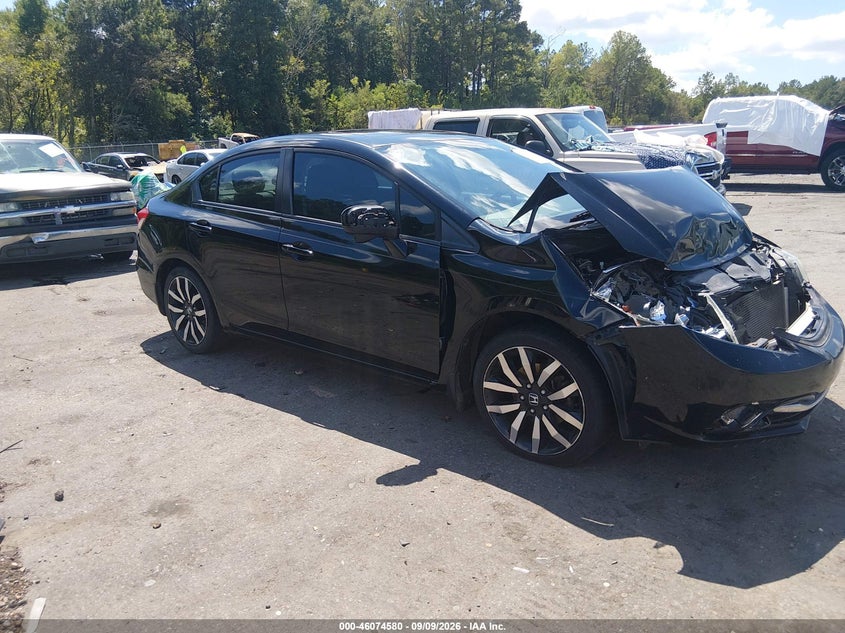 Vin: 2hgfb2f94fh511707, lot: 46574127, honda civic ex-l 2015 img_1
