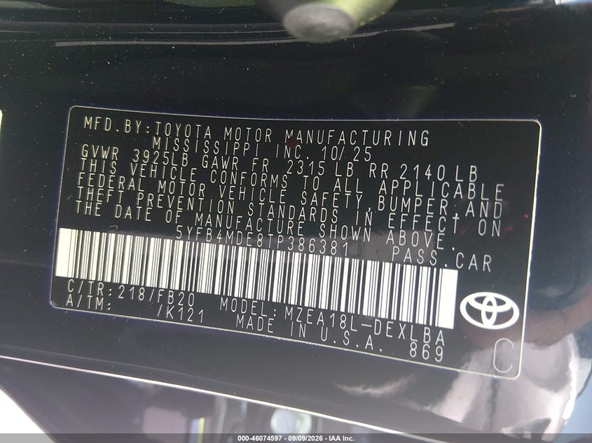 TOYOTA COROLLA - zdjęcie 9