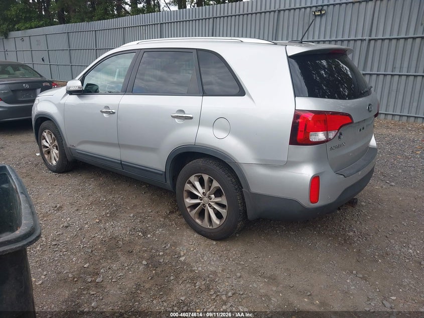 Vin: 5xykuda75eg539022, lot: 46574161, kia sorento ex v6 20143