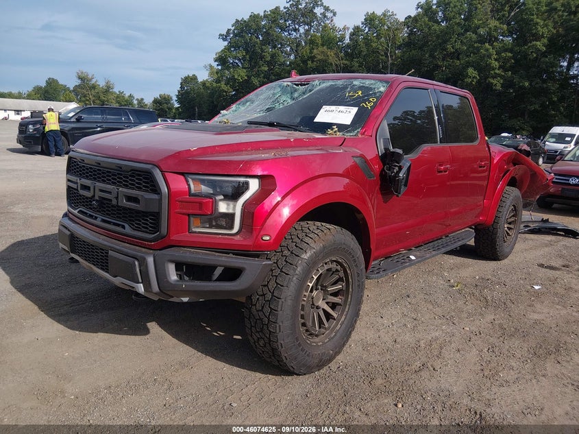 Vin: 1ftfw1rg4kfc89186, lot: 46574172, ford f-150 raptor 20192