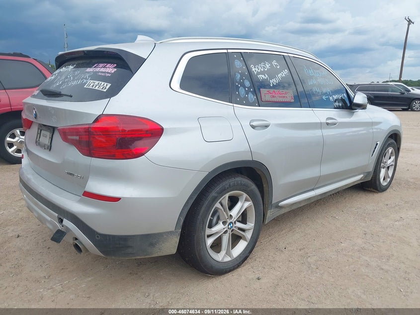 Vin: 5uxtr7c58klf30397, lot: 46574179, bmw x3 sdrive30i 20194