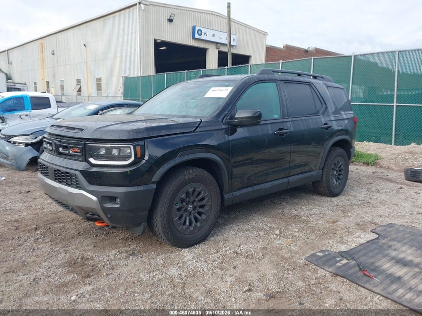 Vin: 5fnyf9h54tb067633, lot: 46574182, honda passport awd trailsport/awd trailsport blackout 20262