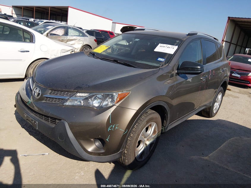 Vin: jtmzfrev6fd075186, lot: 46574218, toyota rav4 le 20152