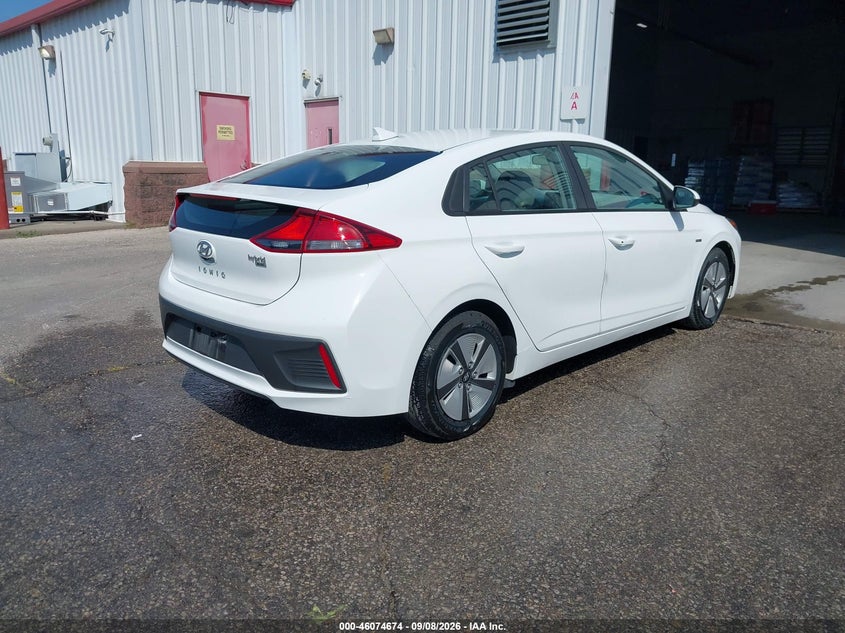 Vin: kmhc65lc4lu233564, lot: 46574221, hyundai ioniq hybrid blue 20204