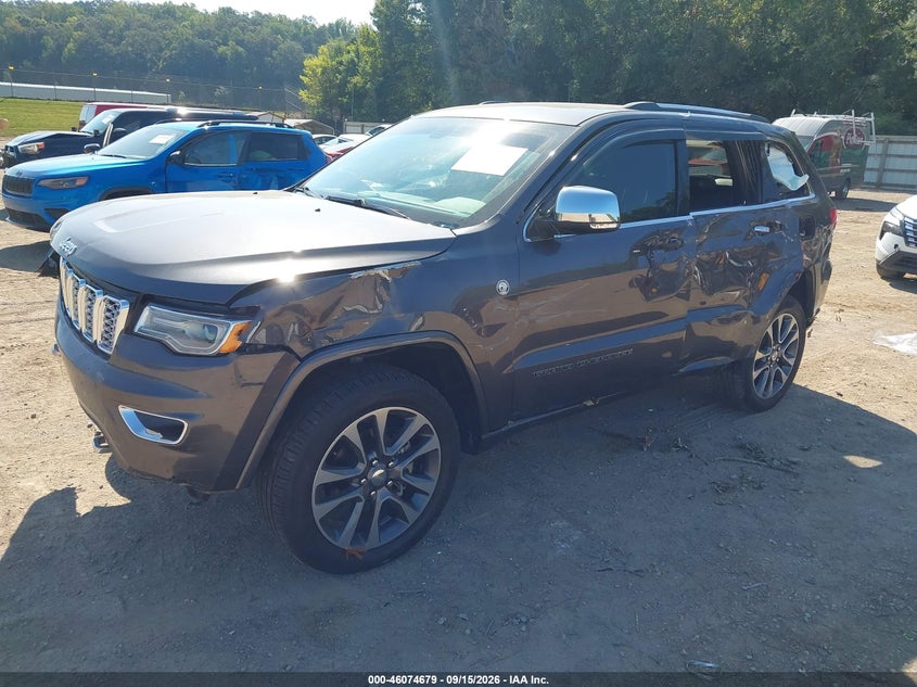 Vin: 1c4rjfcg9jc314486, lot: 46574226, jeep grand cherokee overland 4x4 20182