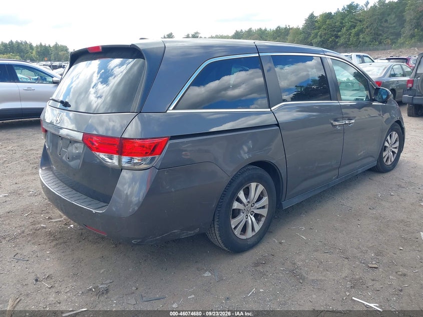 Vin: 5fnrl5h61fb047682, lot: 46574227, honda odyssey ex-l 20154