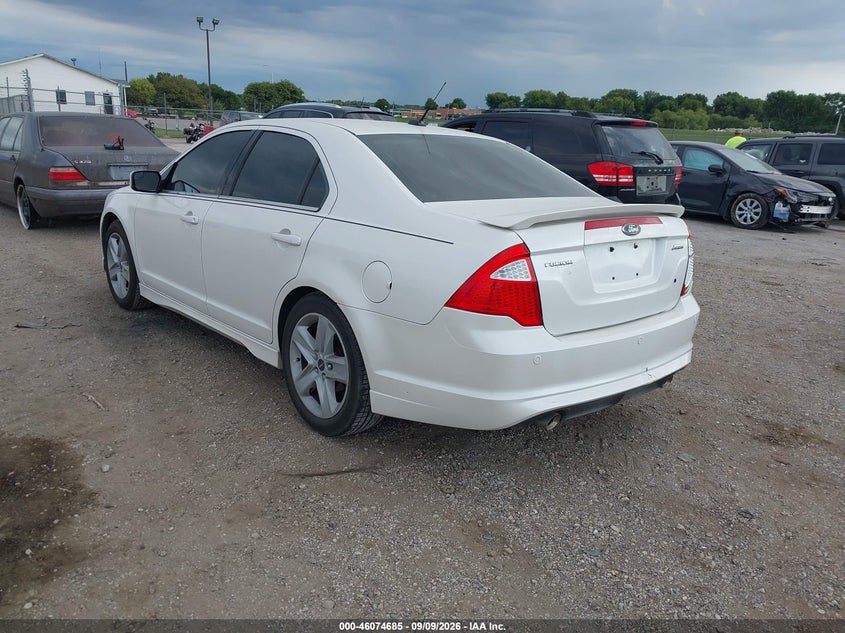 Vin: 3fahp0kc7cr173613, lot: 46574232, ford fusion sport 20123