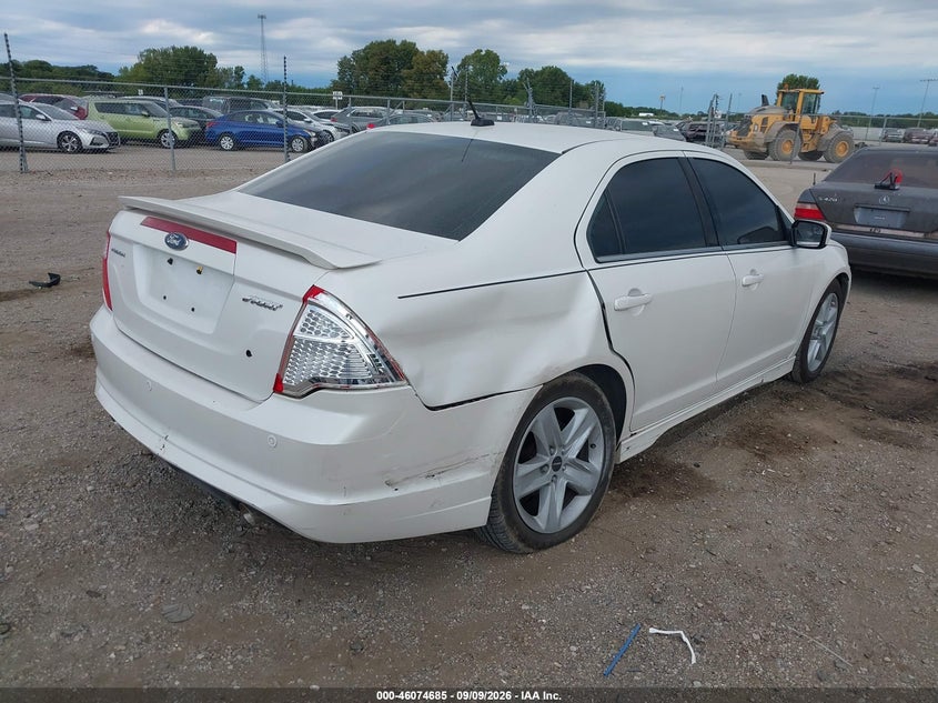 Vin: 3fahp0kc7cr173613, lot: 46574232, ford fusion sport 20124