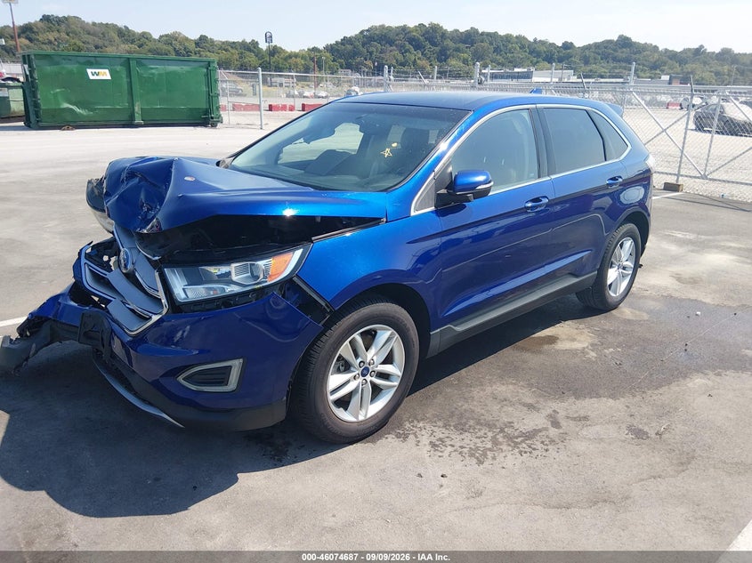 2015 Ford Edge, Front End, IAAI, VIN 2FMTK4J93FBB00267 — photo 2