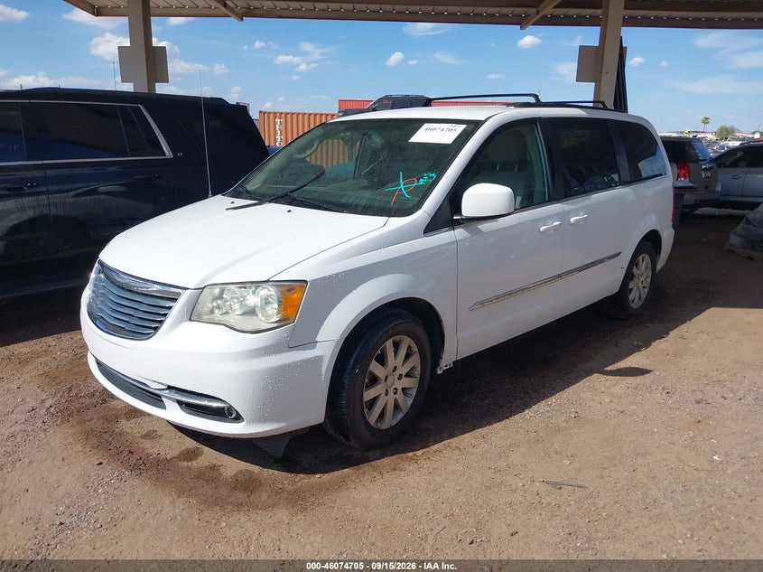 Vin: 2c4rc1bg4er440332, lot: 46574252, chrysler town & country touring 20142