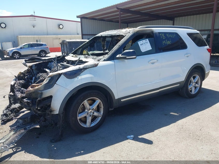 Vin: 1fm5k7d84hgd55583, lot: 46574300, ford explorer xlt 20172