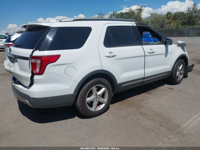 Vin: 1fm5k7d84hgd55583, lot: 46574300, ford explorer xlt 20174