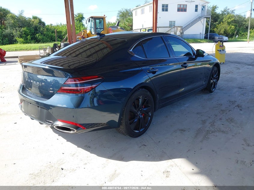 Vin: kmtg54te1pu119873, lot: 46574301, genesis g70 3.3t rwd 20234