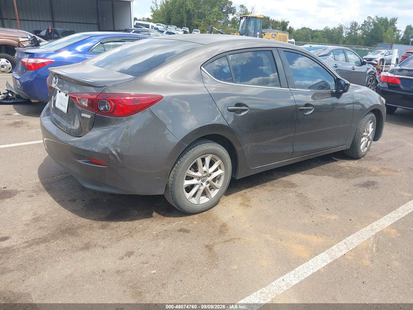 Vin: jm1bm1v75g1316801, lot: 46574307, mazda mazda3 i touring 20164