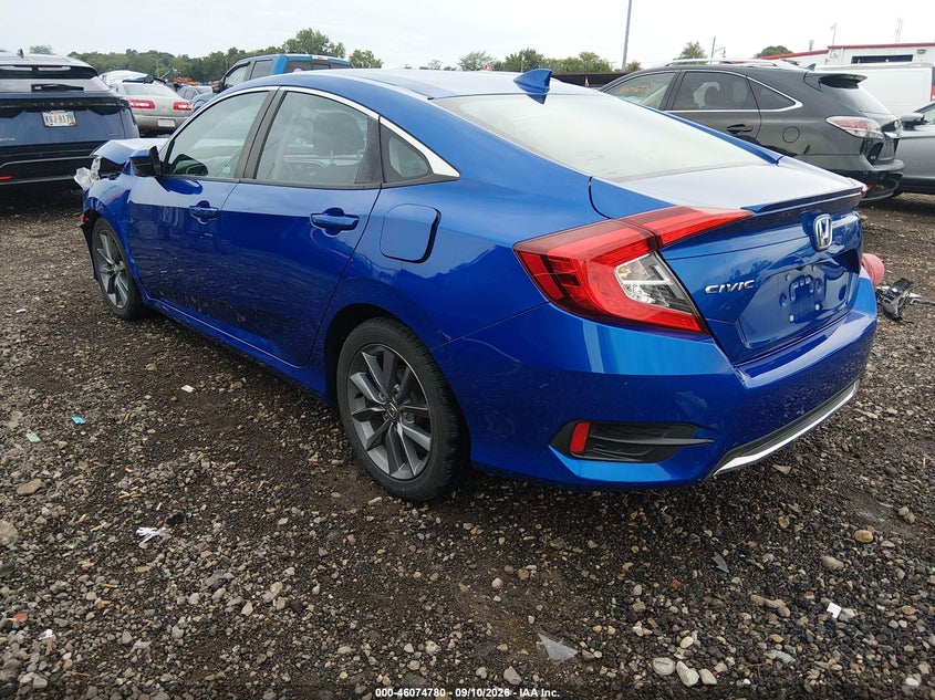 Vin: 19xfc1f37me001281, lot: 46574327, honda civic ex 20213
