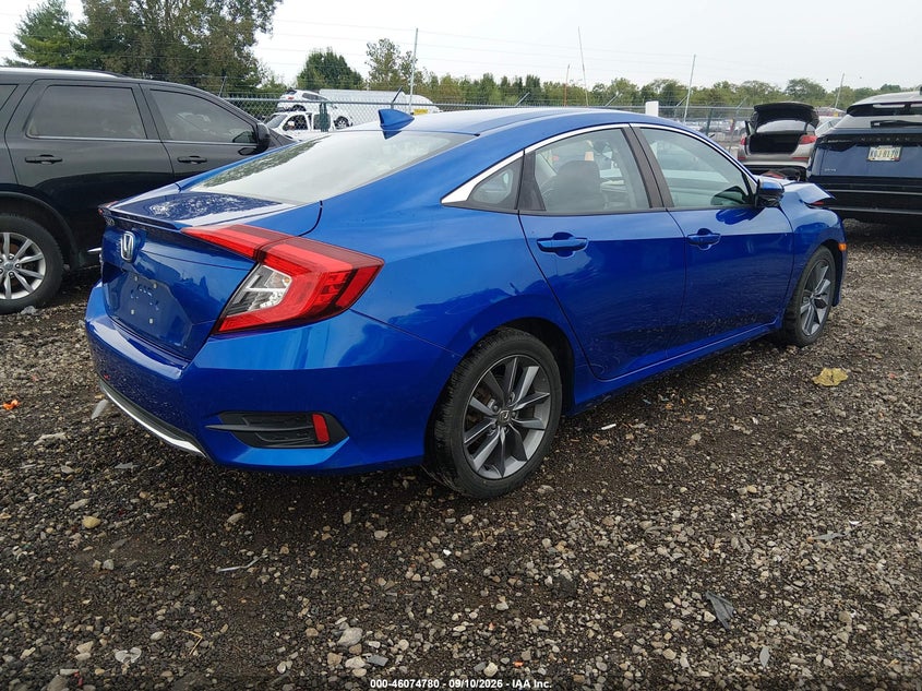 Vin: 19xfc1f37me001281, lot: 46574327, honda civic ex 20214