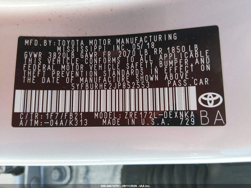 TOYOTA COROLLA - zdjęcie 9