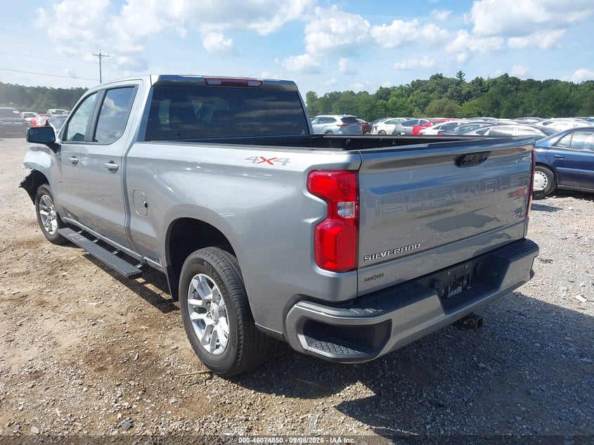 Vin: 1gcpdeek6rz225056, lot: 46574397, chevrolet silverado 1500 4wd  standard bed rst 20243