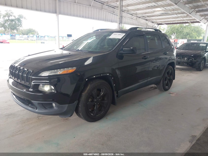 2017 Jeep Cherokee, Обычный износ, IAAI, VIN 1C4PJLDB0HW535928 — фото 2