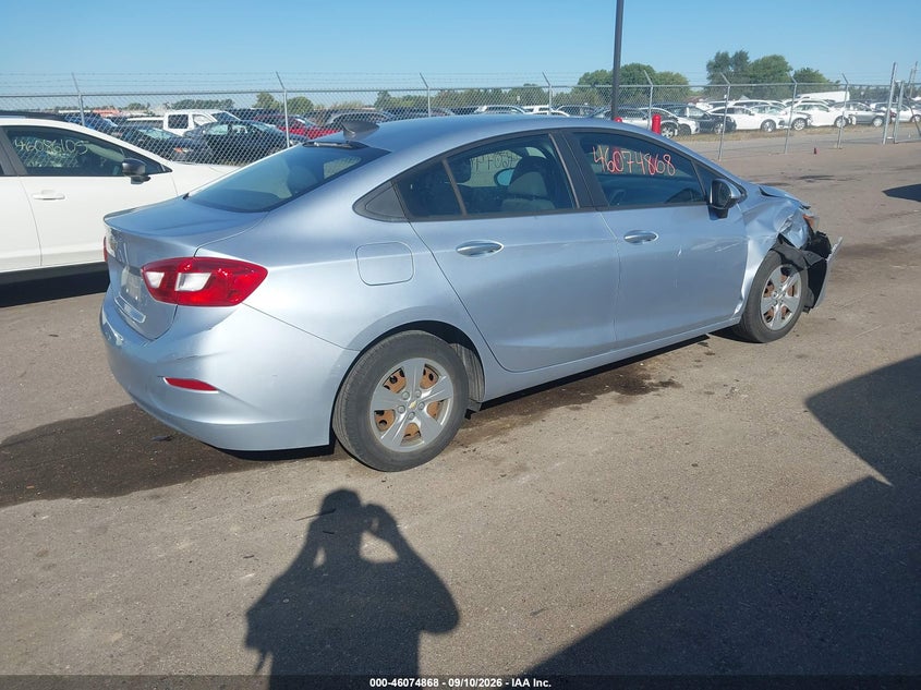 Vin: 1g1bc5sm3h7259770, lot: 46574415, chevrolet cruze ls auto 20174