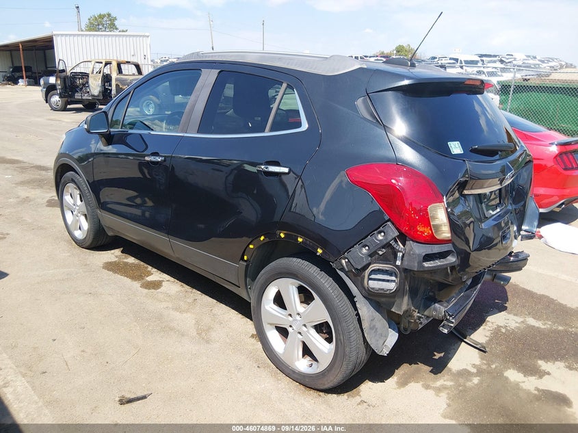 Vin: kl4cjasb1gb741815, lot: 46574416, buick encore 20163