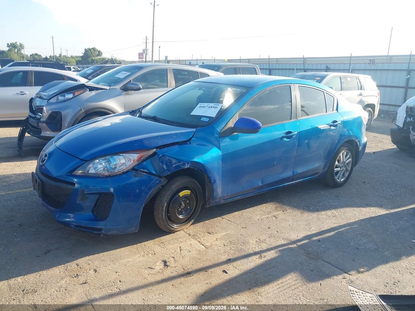 Vin: jm1bl1v77c1676584, lot: 46574437, mazda mazda3 i touring 20122