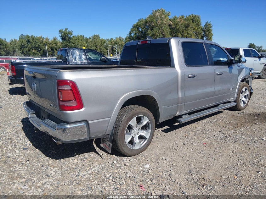 Vin: 1c6srfrt7kn506307, lot: 46574471, ram 1500 laramie  4x4 6'4 box 20194
