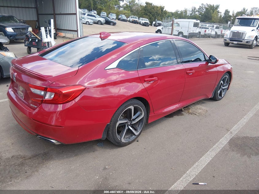 Vin: 1hgcv1f37la095890, lot: 46574478, honda accord sport 20204