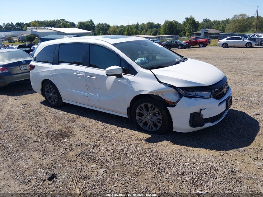 Vin: 5fnrl6h81sb045707, lot: 46574486, honda odyssey touring 2025 img_1