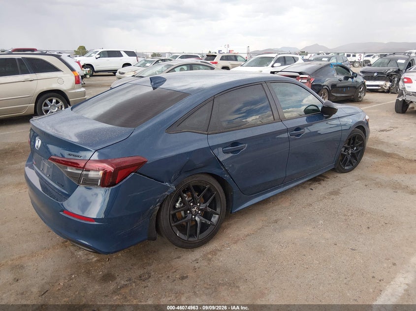Vin: 2hgfe4f80th329895, lot: 46574510, honda civic hybrid sport/sport touring 20264