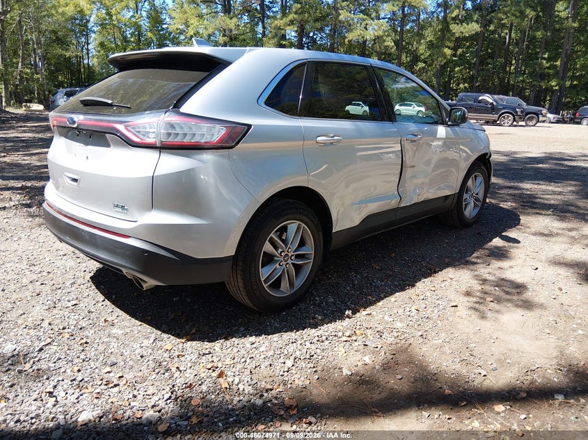 Vin: 2fmtk4j97fbb54350, lot: 46574518, ford edge sel 20154