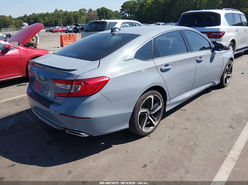 Vin: 1hgcv1f37na041654, lot: 46574525, honda accord sport 20224