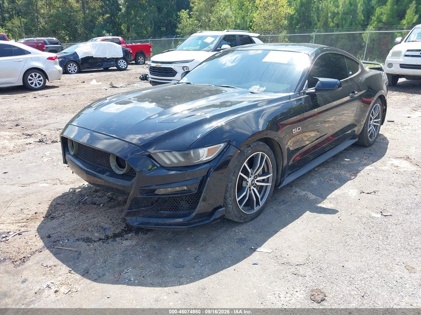 Vin: 1fa6p8cf1f5348900, lot: 46574526, ford mustang gt 20152