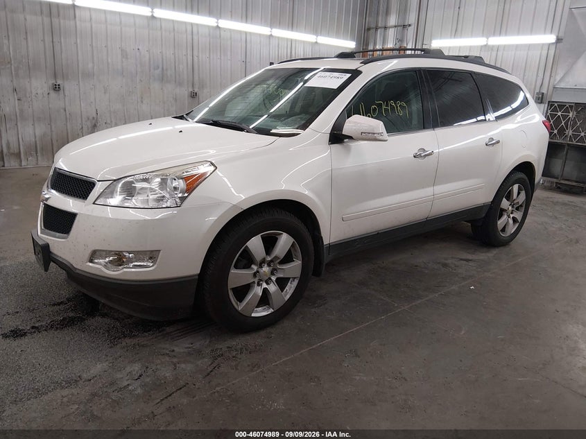 Vin: 1gnkvged5cj359106, lot: 46574536, chevrolet traverse 1lt 20122