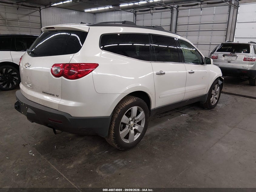 Vin: 1gnkvged5cj359106, lot: 46574536, chevrolet traverse 1lt 20124