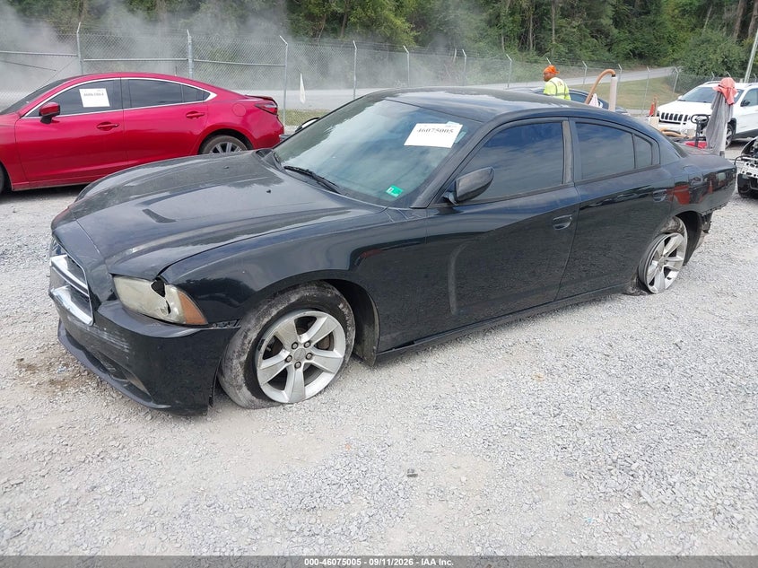 Vin: 2c3cdxhg8dh647666, lot: 46574552, dodge charger sxt 20132