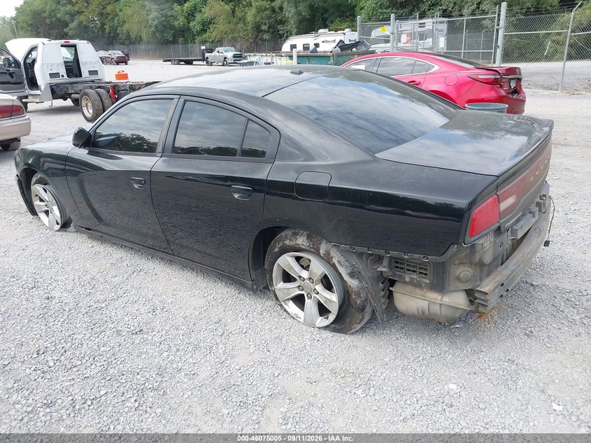 Vin: 2c3cdxhg8dh647666, lot: 46574552, dodge charger sxt 20133