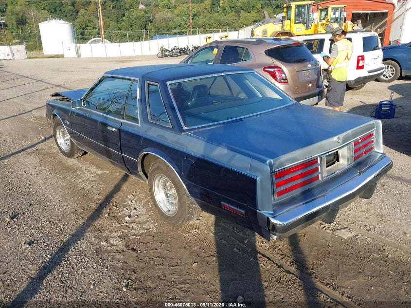 CHRY CORDOBA 1980 VIN 0000SH22GAR167244