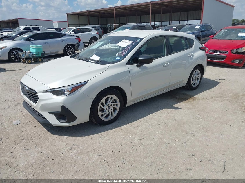 Vin: jf1guabc3s8244610, lot: 46574591, subaru impreza base 5-door 20252