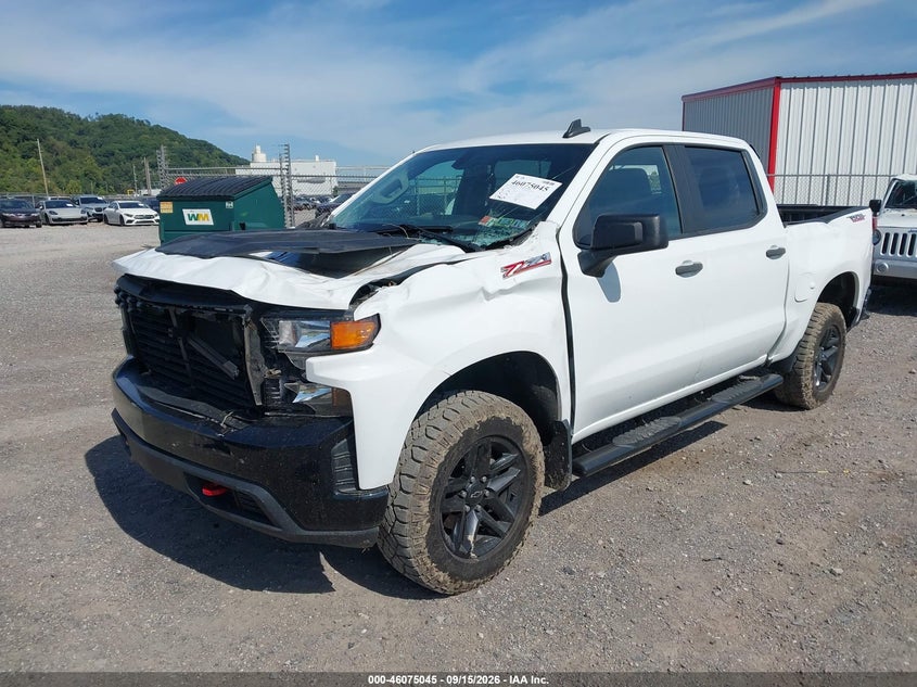 Vin: 3gcpycek5ng125579, lot: 46574592, chevrolet silverado 1500 ltd 4wd  short bed custom trail boss 20222