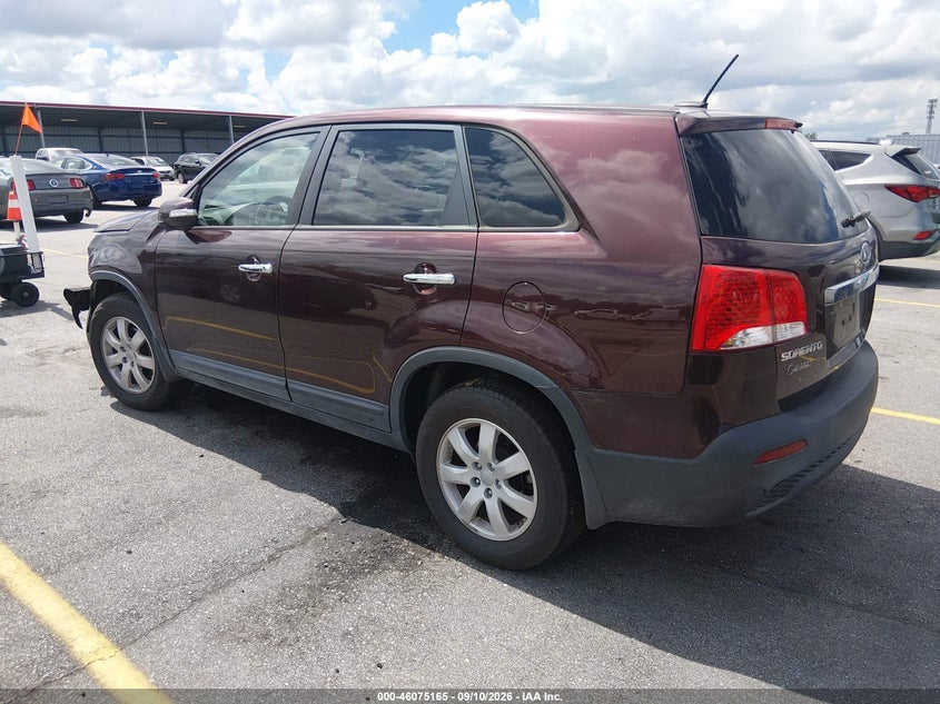 Vin: 5xykt3a17dg330548, lot: 46574712, kia sorento lx 20133