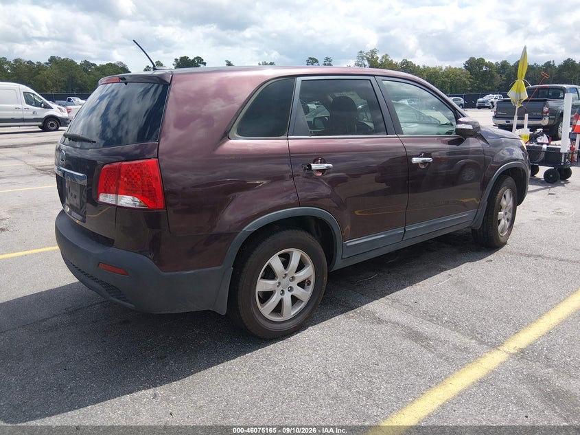 Vin: 5xykt3a17dg330548, lot: 46574712, kia sorento lx 20134