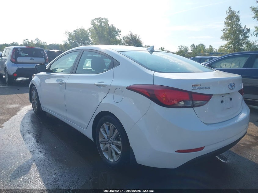 Vin: 5npdh4ae2eh505608, lot: 46574714, hyundai elantra se 20143