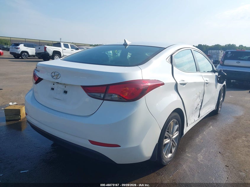 Vin: 5npdh4ae2eh505608, lot: 46574714, hyundai elantra se 20144