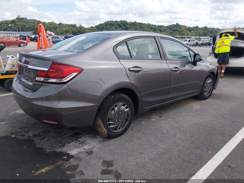 Vin: 19xfb2f5xde030252, lot: 46574720, honda civic lx 20134