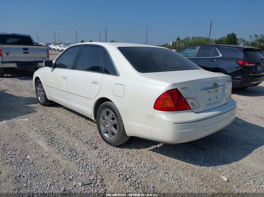 TOYOTA AVALON 2002 VIN 4T1BF28B82U246505