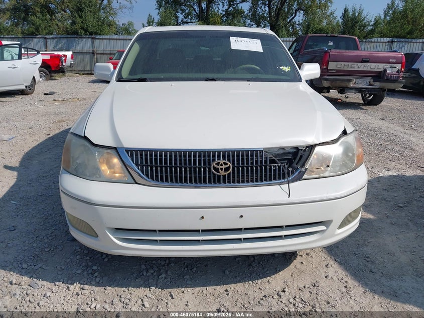 TOYOTA AVALON 2002 VIN 4T1BF28B82U246505