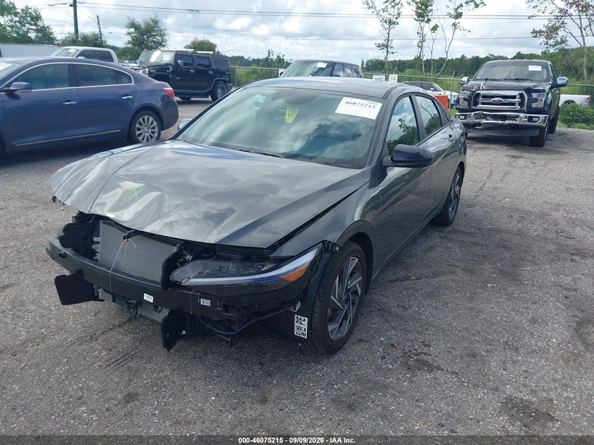 Vin: kmhlm4dj4su147666, lot: 46574762, hyundai elantra hybrid sel sport 20252
