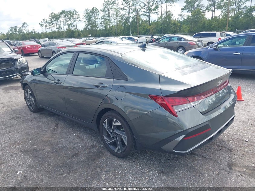 Vin: kmhlm4dj4su147666, lot: 46574762, hyundai elantra hybrid sel sport 20253